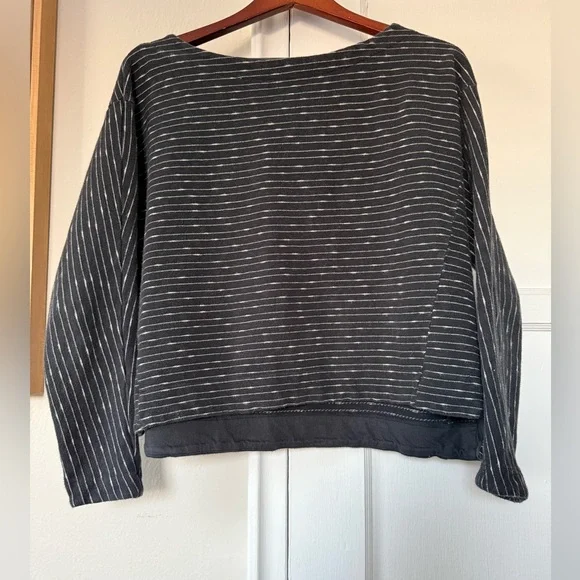 Madewell Black and White Striped Sweater - Picture 7 of 9